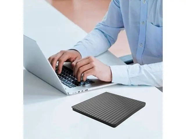 Alt view image 7 of 7 - External CD/DVD Drive for Laptop USB-C & USB 3.0 CD/DVD ROM Drive Reader Writer Burner Compatible with Laptop PC MacBookMac Windows 11/10/8/7 Linux OS Apple