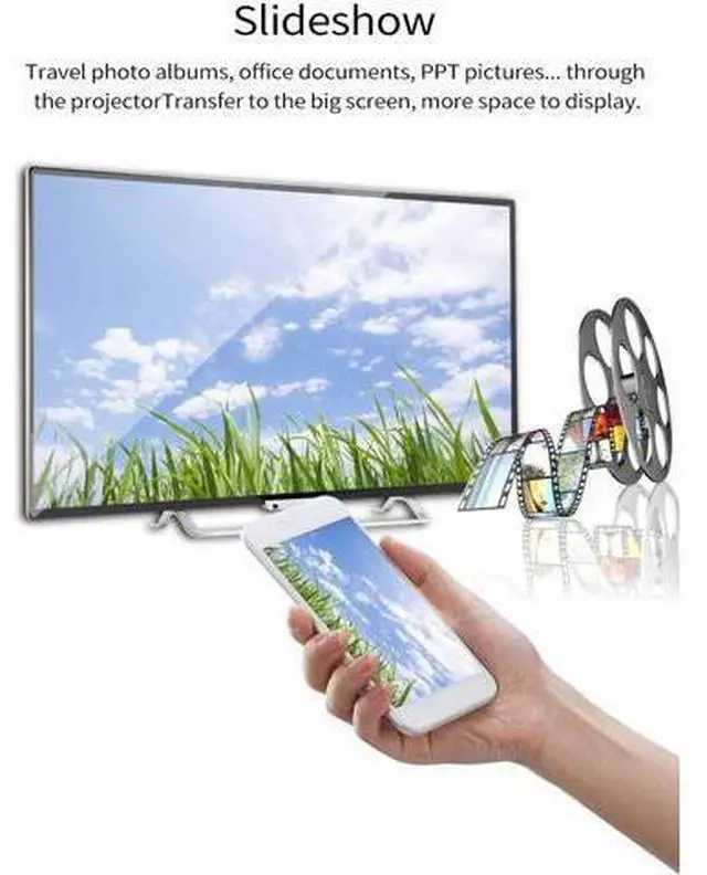 Alt view image 5 of 7 - G2 2.4G wireless WiFi display adapter, 1080 wireless HDMI display receiver DLNA Airplay Miracast iOS Android Windows