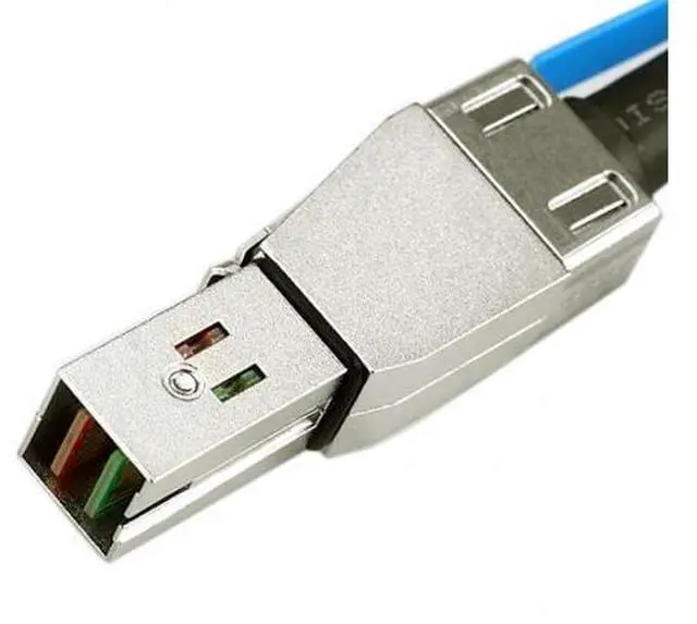 Alt view image 4 of 7 - External Mini SAS HD SFF-8644 to Mini SAS High Density HD SFF-8644 Data Server Raid Cable 50cm 12Gbps SF-069-0.5M