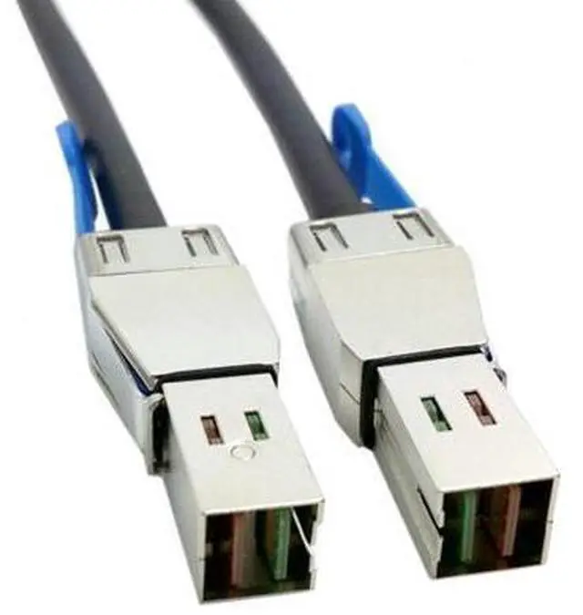 Alt view image 3 of 7 - External Mini SAS HD SFF-8644 to Mini SAS High Density HD SFF-8644 Data Server Raid Cable 50cm 12Gbps SF-069-0.5M
