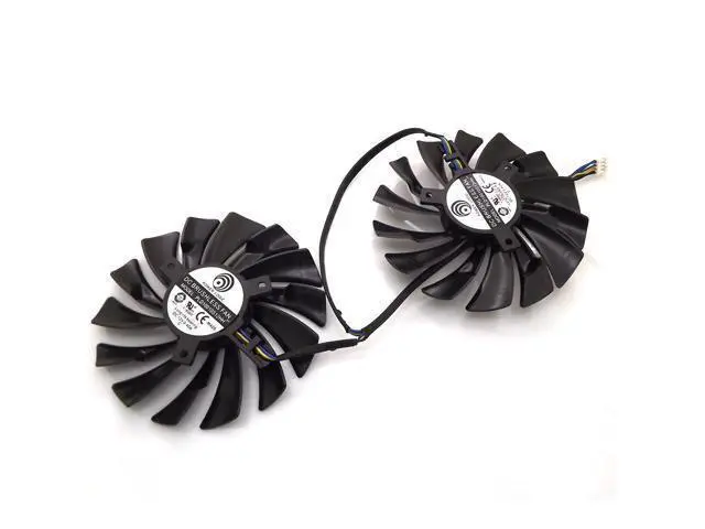 Alt view image 3 of 6 - 2pcs/lot PLD10010S12HH 12V 0.40A 4Pin 95mm For MSI R9 380X 390X GAMING GTX960 GTX950 Cooler Cooling Fan
