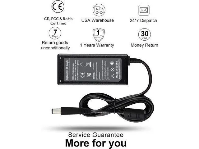 Alt view image 6 of 7 - 65W 7.4mm Tip Replacement AC Adapter for Latitude 3190 7470 5580 7280 LA65NS2-01 E5570 E7450 E6430 E6410 E6440 E7440 E7470 E5440 E5470 E7240 Laptop Power Supply Cord