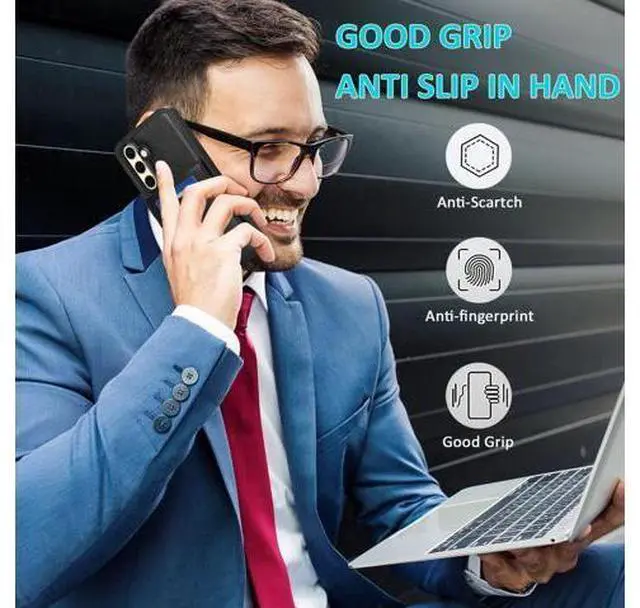 Alt view image 3 of 7 - Phone Case for Galaxy S24 FE 5G with Tempered Glass Screen Protector and Credit Card Holder Wallet Cover Stand Leather Cell Accessories S 24 EF S24FE 24S Women Men Black