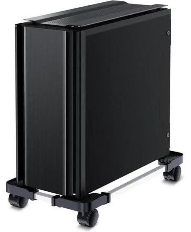 Alt view image 4 of 7 - Computer Tower Stand - Adjustable PC Stand for Most Desktop Towers - Elevate and Organize Your Desktop - Mobile CPU PC Holder Cart Riser Printer