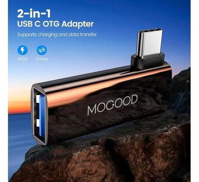 Alt view image 2 of 7 - USB C OTG Adapter USB C Splitter with 100W PD Charging USB3.0 to USB c Adapter Type C Splitter Power and Data Supported for Galaxy S24 Quest 3 Google Chromecast 3D Printer Octo4a Pi-KVM