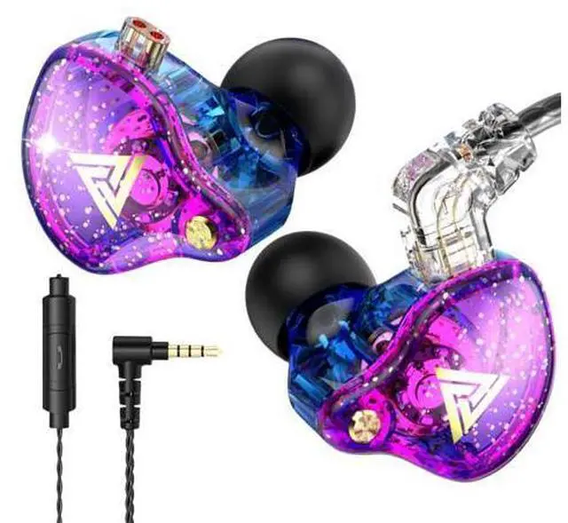 Main image of HJX QKZ AK6 Pro Wired IEM for Gaming Earbuds with MIC, in Ear Monitor Headphones, Deep Bass Sound, 1DD 10mm Dynamic Driver, IEM for Music Video Calling(Colors)