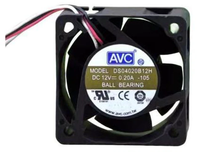 Main image of DS04020B12H 12V 0.20A 4020 Cooling Fan, 40X40X20MM 3-Wire