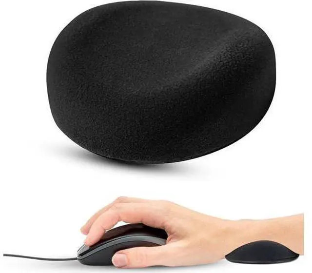 Main image of Comfy Glide Palm/Wrist Rest - Smooth Gliding Left and Right-Hand Ergonomic Memory Foam Wrist Support for Mouse or Keyboard - Anti-Fatigue - Stress and Pain Relief for Carpal Tunnel (Jet Black)