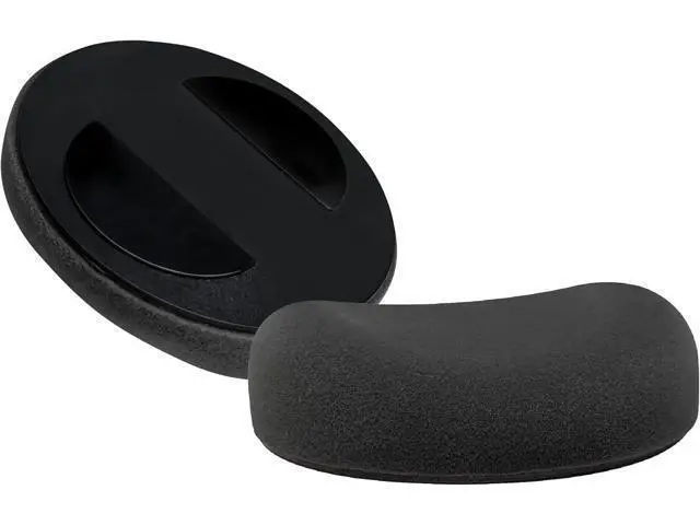 Alt view image 2 of 7 - Comfy Glide Palm/Wrist Rest - Smooth Gliding Left and Right-Hand Ergonomic Memory Foam Wrist Support for Mouse or Keyboard - Anti-Fatigue - Stress and Pain Relief for Carpal Tunnel (Jet Black)