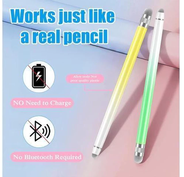 Alt view image 2 of 7 - 5PCS Stylus Pens for Touch Screens Stylus Pen for iPhone/iPad/Tablet Android//Surface Compatible with Touch Screens (Purple/Pink/Blue/Green/Yellow)