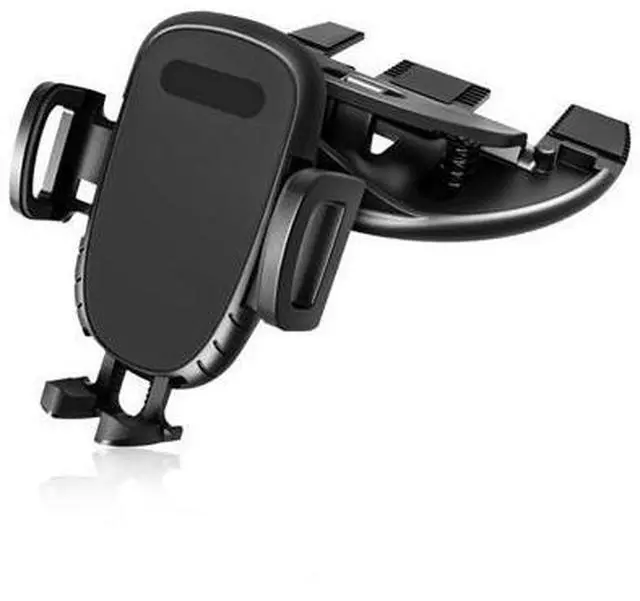 Main image of SOEWIOU Car Phone Holder for CD Slot, 360 Degree Rotatable Auto Phone Mount, Universal Cellphone Holder with One Hand Operation Design, Vehicle CD Slot Phone Holder for All Smartphones