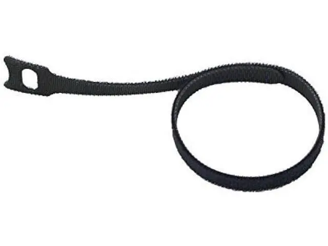 Alt view image 3 of 3 - 50 Pcs Reusable Fastening Cable Ties, Microfiber Cloth 12 Inch Hook and Loop Cord Ties, Black