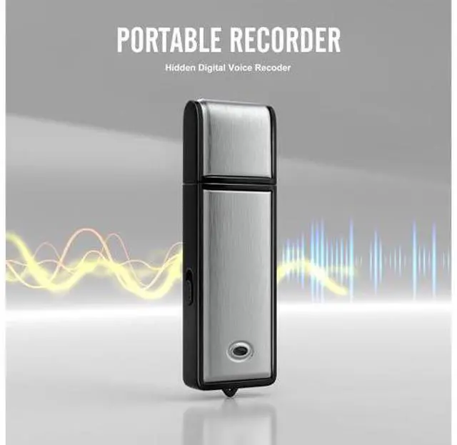 Alt view image 5 of 6 - 16G Voice Recorder, Digital Audio Recorder with 550 Hours Recording Capacity Noise Reduction USB Recording Device Rechargeable Voice Recorder for Lecture,Interview,Meeting Class