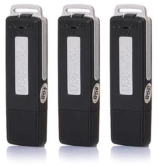 Main image of 32G/16G/8G/4G Digital Voice Recorder Mini Voice Activated Recorders Security Mini USB Flash Drive Recording Dictaphone 70Hr Capacity: 32GB