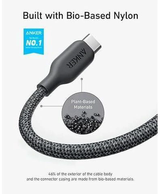 Alt view image 5 of 7 - USB C to Lightning Charging Cable 541 Organic Nylon Charging Cable MFi Certifiedfor iPhone 14/ Plus/Pro Max 13/ Pro 12 11 X XS XR
