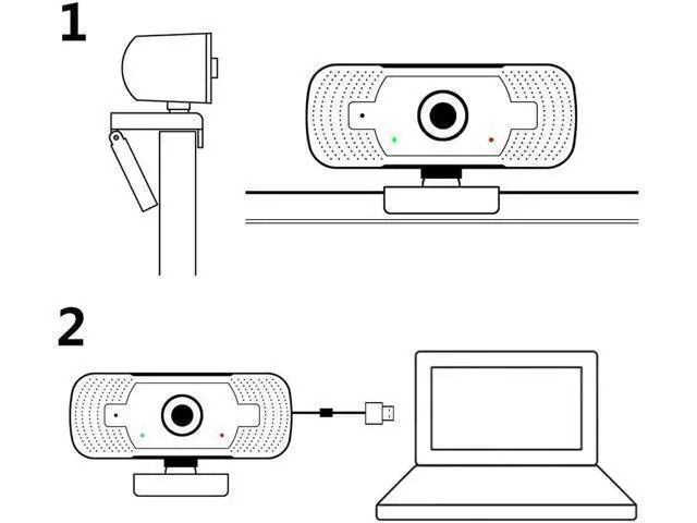 Alt view image 7 of 7 - WISDUM 1080p Full Hd Webcam,Computer Laptop Pc Mac Desktop Camera Conference and Video Call,Pro Stream Webcam with Plug and Play Video Calling Webcam
