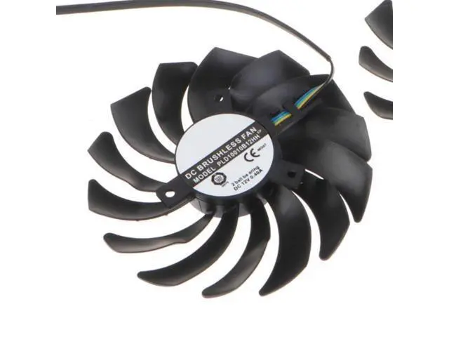 Alt view image 6 of 7 - Cooler Fan for MSI RTX3060 3060ti VGA Fan Graphics Card Cooling 4Pin 12V 0.4A
