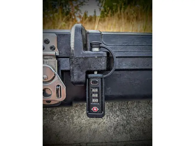 Alt view image 7 of 7 - Cedar Mill TSA Approved Gun Case Lock Durable Cut-Resistant Security TSA Locks for Gun Case Pistol Case Revolver Gun Case or Firearms Child-Safe Trigger Locks for Rifles and Shotguns