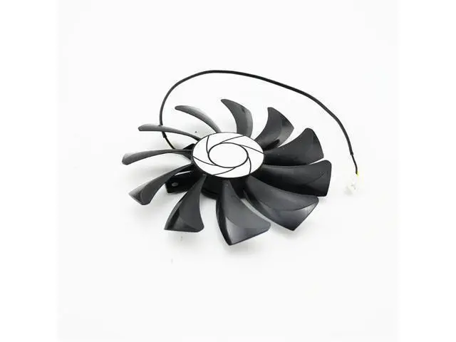 Alt view image 4 of 4 - Graphics Card Fan 12V 0.57A 2Pin 85mm for MSI RX560 GTX1050/1050ti AERO ITX GPU Cooling Fan Cooler HA9010H12F-Z