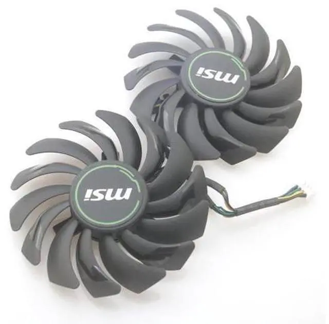 Alt view image 3 of 6 - PLD09210S12HH 85mm 12V 0.40A 4Pin VGA Fan For MSI GTX1660 1660S 1660ti VENTUS XS Video Graphics Card Cooler Cooling Fan