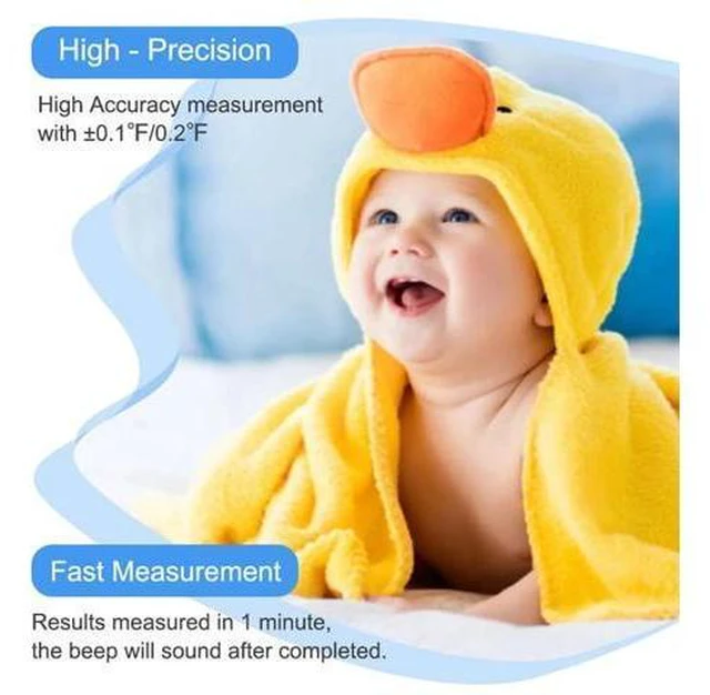 Alt view image 2 of 7 - SOEWIOU Digital Thermometer for Adults & Kids - Oral, Rectal, Underarm Fever Thermometer with Fever Alarm, C/F Switchable, Medical Grade.
