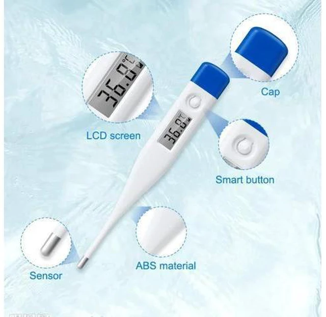 Alt view image 6 of 7 - SOEWIOU Digital Thermometer for Adults & Kids - Oral, Rectal, Underarm Fever Thermometer with Fever Alarm, C/F Switchable, Medical Grade.