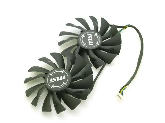 Alt view image 5 of 6 - PLD09210S12HH 86mm DC12V 0.40A 4Pin VGA Fan For MSI RX470 RX570 RX580 GTX 980 960 970 1060 1070 1080TI Graphics Card Cooling Fan