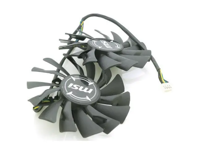 Alt view image 3 of 6 - PLD09210S12HH 86mm DC12V 0.40A 4Pin VGA Fan For MSI RX470 RX570 RX580 GTX 980 960 970 1060 1070 1080TI Graphics Card Cooling Fan