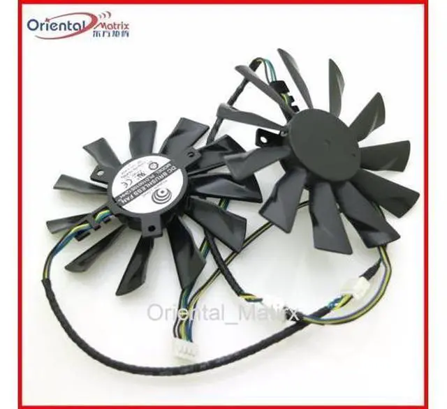 Alt view image 4 of 6 - 2pcs/lot PLD10010S12HH 12V 0.35A 95mm Cooling Fan For MSI GTX770 R9-280X R9-270X R7-260X Graphics/Video Card Fan