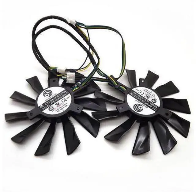 Alt view image 5 of 6 - 2pcs/lot PLD10010S12HH 12V 0.35A 95mm Cooling Fan For MSI GTX770 R9-280X R9-270X R7-260X Graphics/Video Card Fan