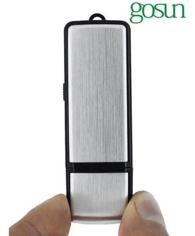 Main image of New Mini 8GB USB SPY Pen Digital Audio Voice Recorder 70 Hours recording Silver 15 Hours Battery Life 192KBPS Record bitrate WAV