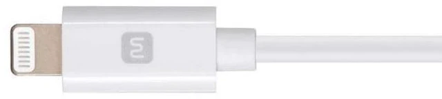 Alt view image 4 of 6 - Essential MFi Certified Lightning to USB-C Charging Cable - Gold Plated 1.5 Feet White