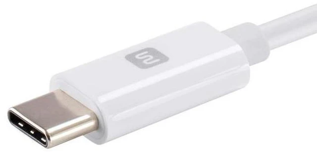 Alt view image 5 of 6 - Essential MFi Certified Lightning to USB-C Charging Cable - Gold Plated 1.5 Feet White
