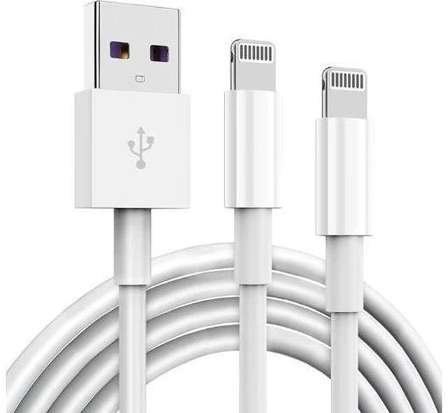 Main image of 2 Pack MFi Certified iPhone Charger Cable 6Ft Lightning to USB Cable Cord 6 Foot 2.4A Fast Charging Phone Long Chargers for iPhone 14/13/12/11/ X/XS/XR/8/7/6/SE Plus Pro Max Mini