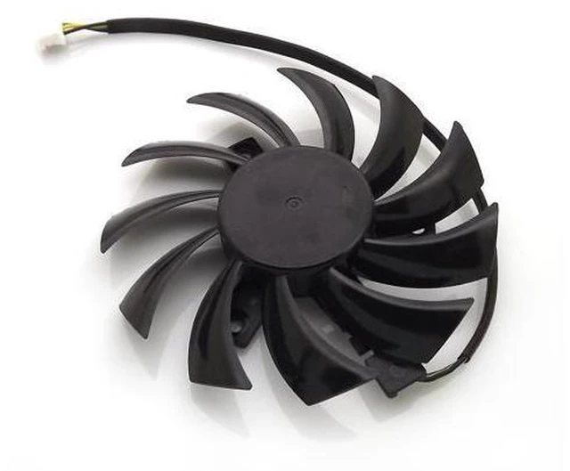 Alt view image 5 of 6 - PLD08010S12HH 12V 0.35A 75mm 4Wire 4Pin For MSI R6790 570GTX R6850 N460GTX Graphics Card Cooling Fan