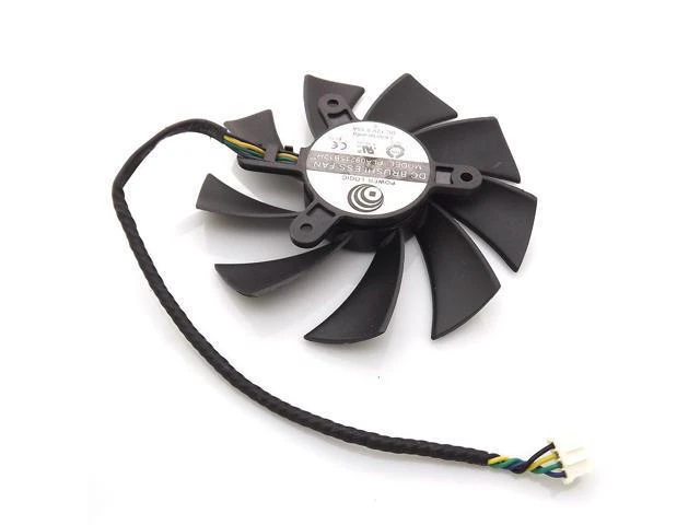 Alt view image 6 of 6 - PLA09215B12H 12V 0.55A 87mm 4Wire 4Pin For MSI N460GTX N560GTX N450GTS R6770 Graphics Card Cooling Fan