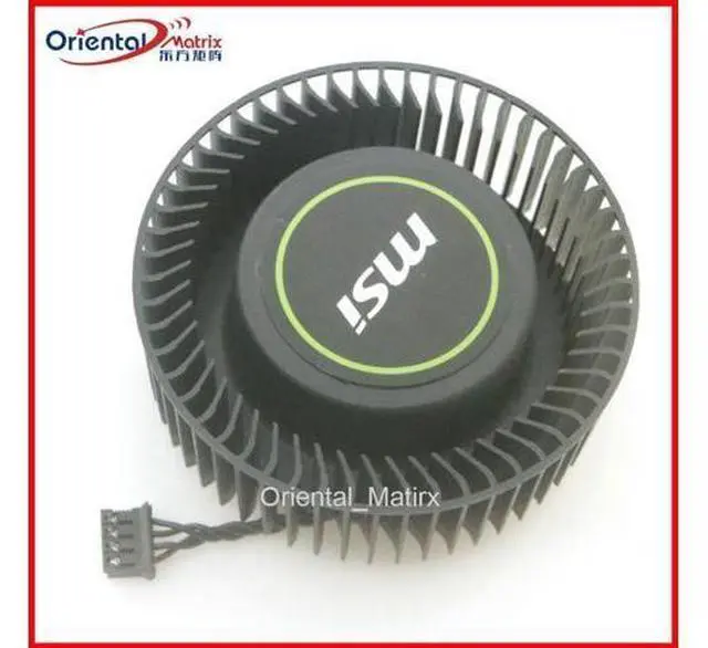 Alt view image 4 of 6 - PLB06625B12HH-1 DC12V 2.60A 65mm For MSI RTX2080ti RTX2080 RTX2070 AERO Graphics Card Cooling Fan 4Wire 4Pin
