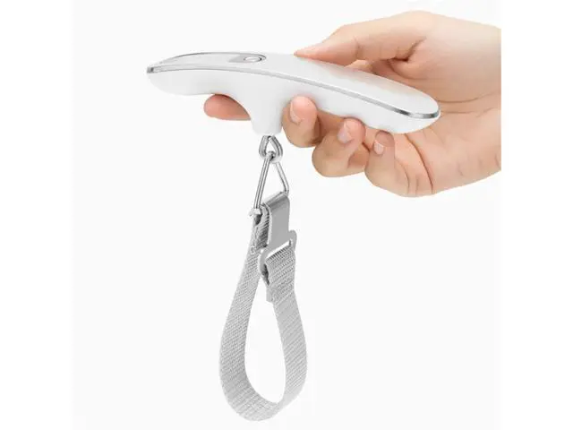 Alt view image 6 of 7 - SOEWIOU Luggage Scale 50kg/110lb High Precision Portable Digital LCD Display Scale Household Aircraft Outdoor Fishing Scale Weight Balance Suitcase Travel Bag Hanging Steelyard Scale Tool with Hook