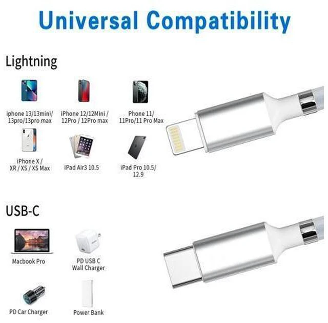Alt view image 7 of 7 - Magnetic USB C to Lightning iPhone Cable Type C Super Organized Charging Magnetic Absorption Nano Data Cable Compatible iPhone 14/13/12/11/Mini/Pro/Max/X/XR/8/SE iPad Air/Pro/Mini_2