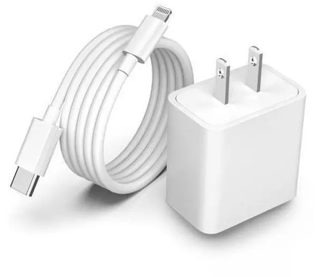 Main image of iPhone Fast Charger Cable Fast Charger iPhone 20W PD USB C Wall Charger Type C Power Adapter Lightning Cable Fast Charging Plug Compatible with iPhone14/13 Pro/12/11/XS/Max/XR/X/8 Plus/SE 2022 iPad
