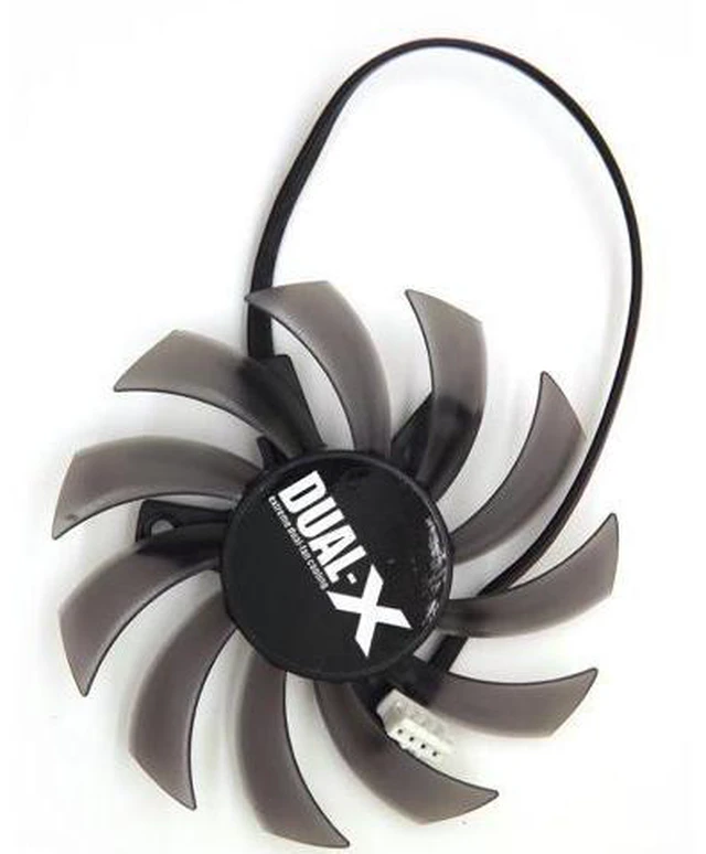 Alt view image 6 of 6 - FD7010H12S DC 12V 0.35A 75mm 40x40x40mm For MSI R6790 Twin Frozr II N560GTX R6850 N460GTX Graphics Card Fan