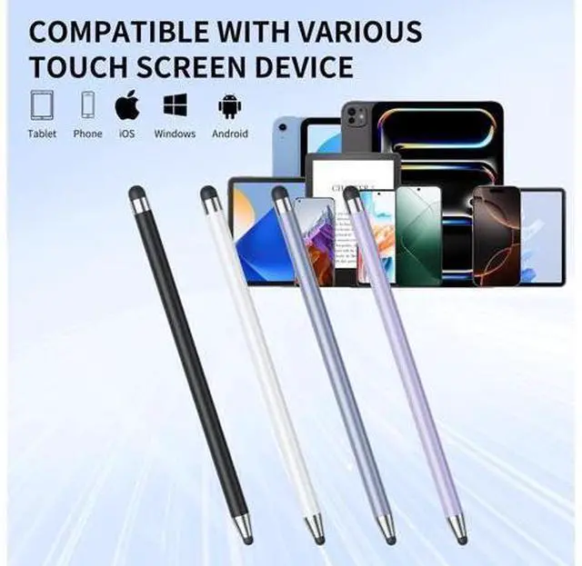 Alt view image 7 of 7 - Stylus (10Pcs) Stylus Pen for Touchscreen High Precision and Sensitivity Stylus Pen for Android Smartphone and Tablets Compatible with All Capacitive Touch Screen (Pink)
