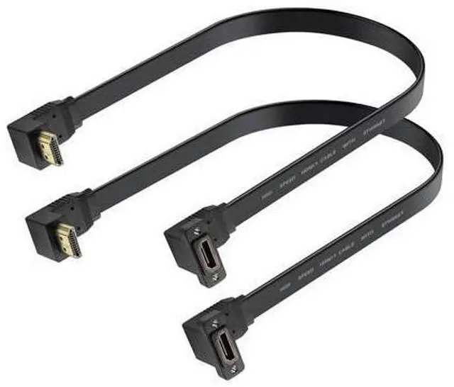 Main image of HDMI Extension Cable 4K 60Hz HDMI Extender Cord High Speed 90-Degree Angle HDMI Male to Female Extension Wire (M/F)