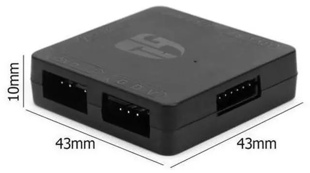 Alt view image 5 of 5 - Convertidor RGB de 5V a 12V, Hub de transferencia RGB, instalación de interfaz magnética SATA para RGB, 3 pines, M/B, ASUS, Gigabyte y MSI