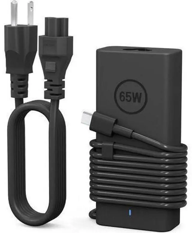 Main image of 65W Laptop Charger USB C - Compatible with Latitude 5420/5520/7420/7430/7480/7490 & Inspiron 14/16/7620/2in1/XPS 13 LA65NM190