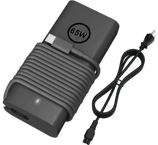 Main image of New Slim 65W USB C Laptop Charger Replacement for Laptop Charger USB C Compatible with Latitude 5420 5520 5540 7420 7410 3450 5290 7400 XPS 13 Chromebook 3100 Type C AC Adapter Power Cord