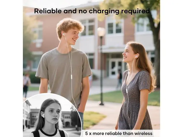 Alt view image 2 of 7 - Wired Earbuds with Microphone 5 Pack in-Ear Headphones with Heavy Bass High Sound Quality Earphones Compatible with iPad Laptop MP3 Android Smartphones Fits All 3.5mm Jack Device