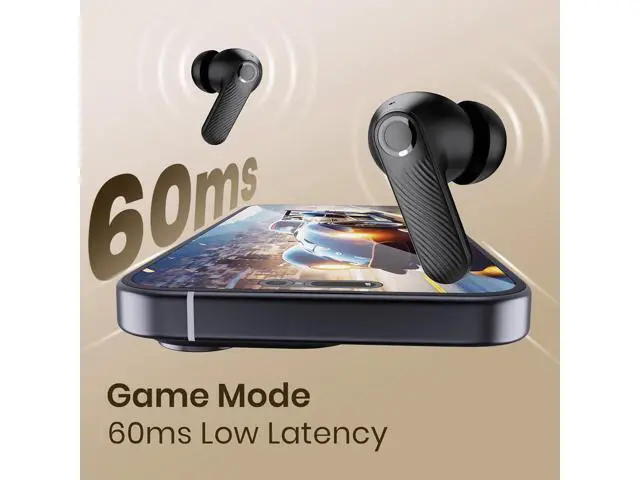 Alt view image 7 of 7 - Wireless Earbuds 5.4 Bluetooth Headphones 100H Bluetooth Earbuds Active Noise Cancelling Earphones in-Ear Earbud with 4 ENC Noise Cancelling Mic IP5 Waterproof Earphones for Android iOS