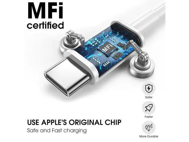 Alt view image 2 of 7 - USB C to USB C Cable for 3-Pack 6FT 60W USBC/Type-C Fast Charger Cord Compatible with iPhone 17/16 Pro Max iPhone 17 Air iPad Pro/Air