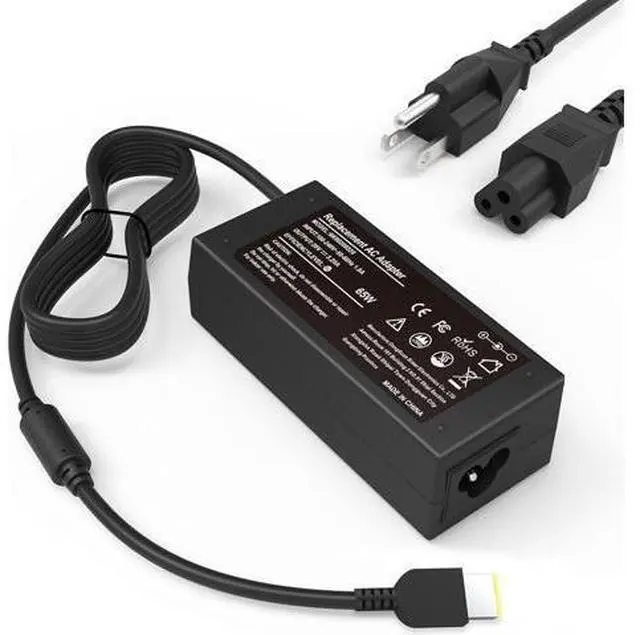 Main image of 65W Laptop Charger for ThinkPad X1 X270 X240 X240S X250 T470 T450S T440 T440S T460S T460 T450 T440P T540P T470S T431S T560 T570 T550 E570 E560 E550 E540 G50-45 G50-80 Power Supply